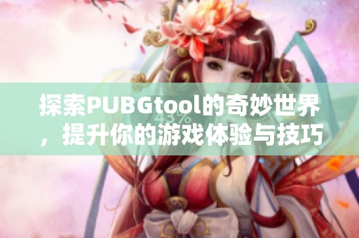 探索PUBGtool的奇妙世界，提升你的游戏体验与技巧
