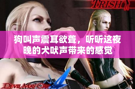 狗叫声震耳欲聋，听听这夜晚的犬吠声带来的感觉