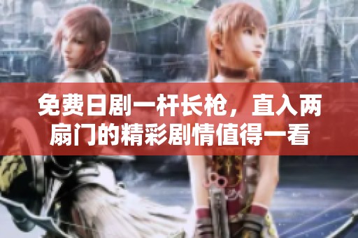 免费日剧一杆长枪，直入两扇门的精彩剧情值得一看