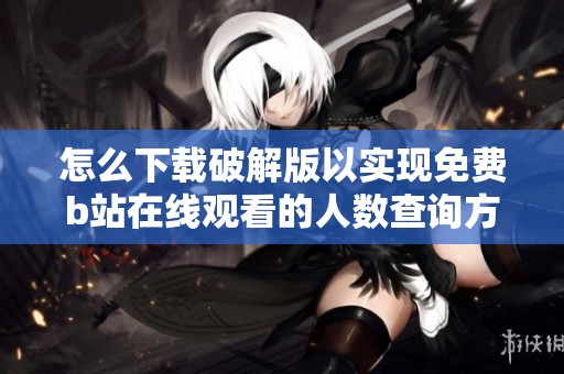 怎么下载破解版以实现免费b站在线观看的人数查询方法
