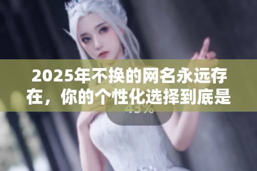 2025年不换的网名永远存在，你的个性化选择到底是什么呢