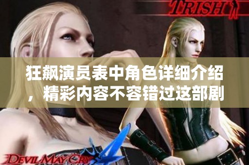 狂飙演员表中角色详细介绍，精彩内容不容错过这部剧的演员阵容
