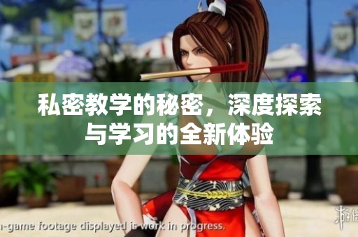 私密教学的秘密，深度探索与学习的全新体验