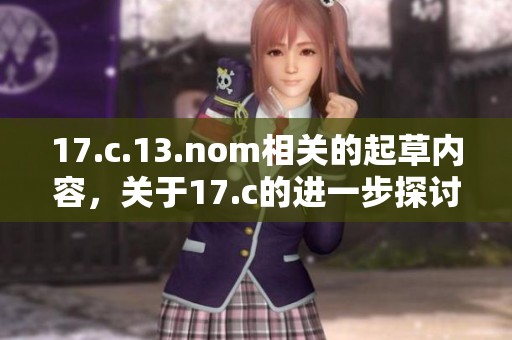 17.c.13.nom相关的起草内容，关于17.c的进一步探讨与分析