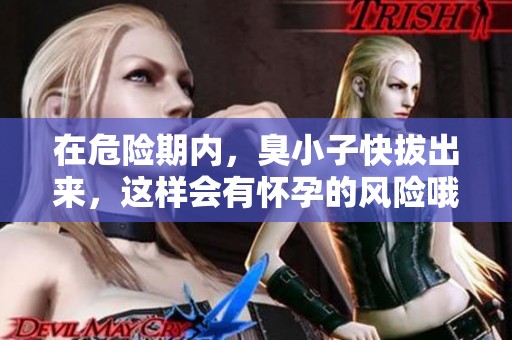 在危险期内，臭小子快拔出来，这样会有怀孕的风险哦