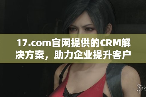17.com官网提供的CRM解决方案，助力企业提升客户管理效能