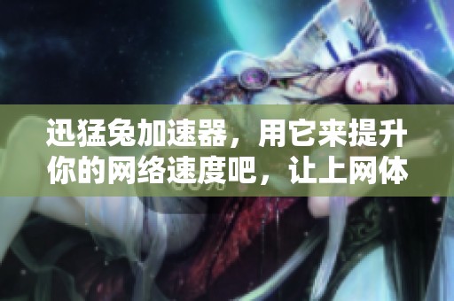 迅猛兔加速器，用它来提升你的网络速度吧，让上网体验更畅快！