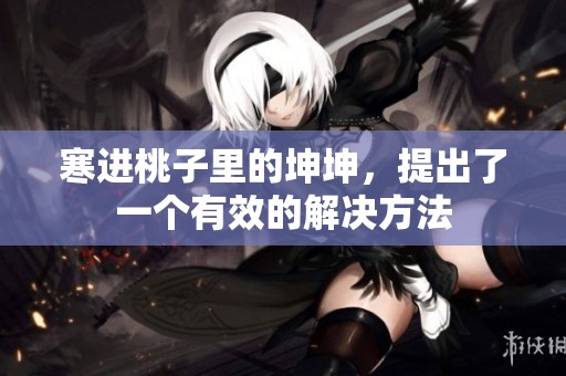 寒进桃子里的坤坤，提出了一个有效的解决方法
