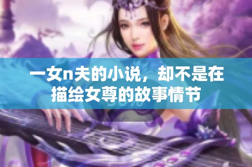 一女n夫的小说，却不是在描绘女尊的故事情节