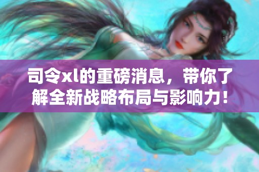 司令xl的重磅消息，带你了解全新战略布局与影响力！