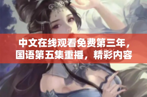 中文在线观看免费第三年，国语第五集重播，精彩内容不容错过
