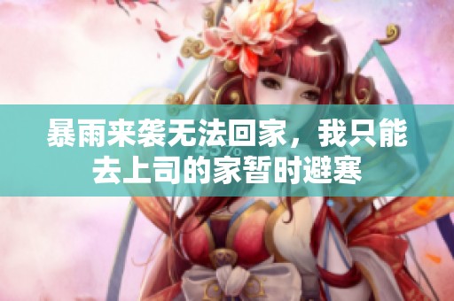 暴雨来袭无法回家，我只能去上司的家暂时避寒