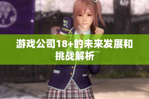 游戏公司18+的未来发展和挑战解析