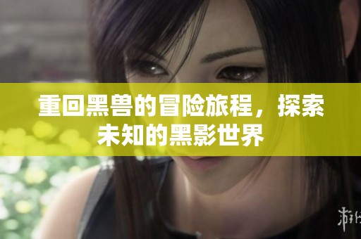 重回黑兽的冒险旅程，探索未知的黑影世界