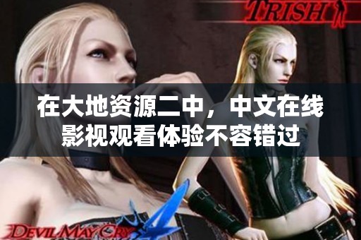 在大地资源二中，中文在线影视观看体验不容错过