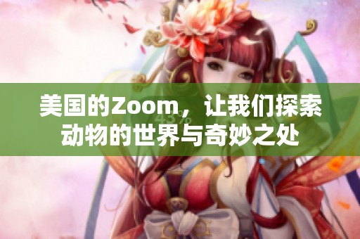 美国的Zoom，让我们探索动物的世界与奇妙之处
