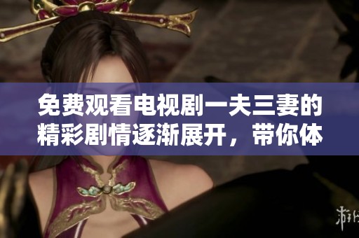 免费观看电视剧一夫三妻的精彩剧情逐渐展开，带你体验另类情感世界