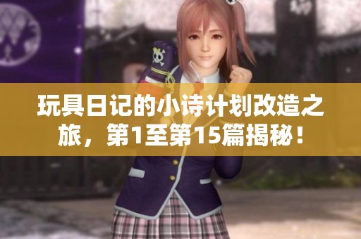 玩具日记的小诗计划改造之旅，第1至第15篇揭秘！