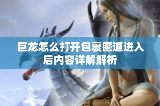 巨龙怎么打开包裹密道进入后内容详解解析