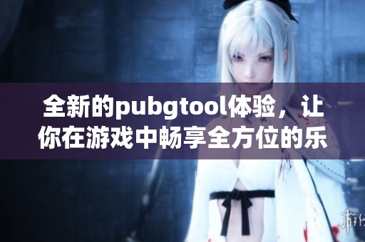 全新的pubgtool体验，让你在游戏中畅享全方位的乐趣与策略。