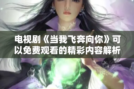 电视剧《当我飞奔向你》可以免费观看的精彩内容解析与推荐