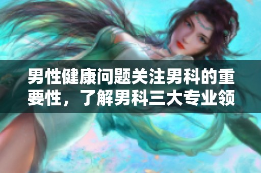男性健康问题关注男科的重要性，了解男科三大专业领域的奥秘
