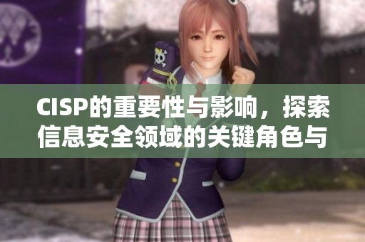 CISP的重要性与影响，探索信息安全领域的关键角色与发展趋势