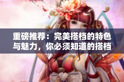 重磅推荐：完美搭档的特色与魅力，你必须知道的搭档选择秘籍
