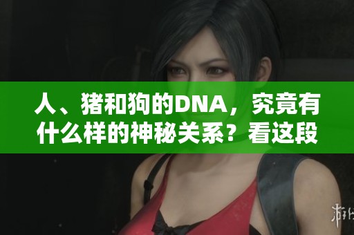 人、猪和狗的DNA，究竟有什么样的神秘关系？看这段视频揭晓答案！