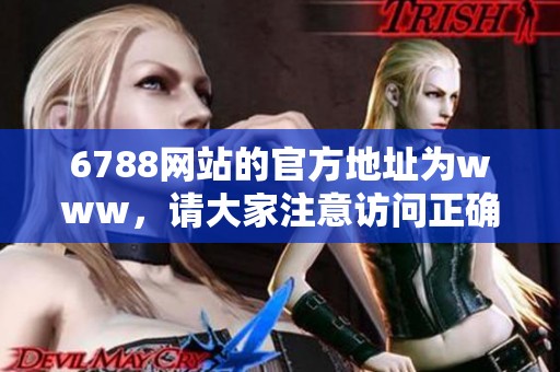 6788网站的官方地址为www，请大家注意访问正确的网站以获取信息