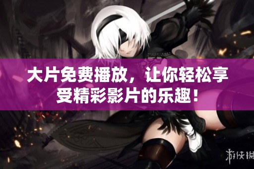 大片免费播放，让你轻松享受精彩影片的乐趣！