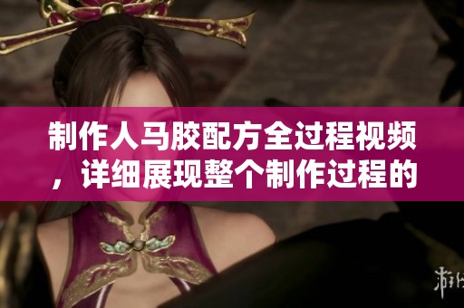 制作人马胶配方全过程视频，详细展现整个制作过程的精彩内容