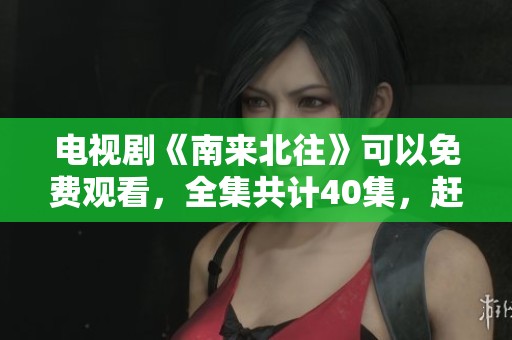 电视剧《南来北往》可以免费观看，全集共计40集，赶快来观看吧