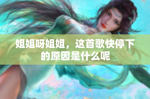 姐姐呀姐姐，这首歌快停下的原因是什么呢