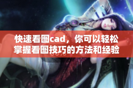 快速看图cad，你可以轻松掌握看图技巧的方法和经验分享