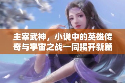 主宰武神，小说中的英雄传奇与宇宙之战一同揭开新篇章