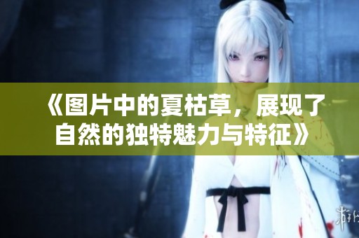 《图片中的夏枯草，展现了自然的独特魅力与特征》