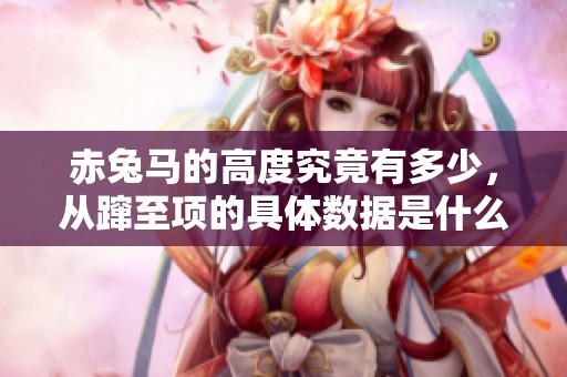 赤兔马的高度究竟有多少，从蹿至项的具体数据是什么呢