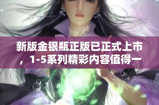 新版金银瓶正版已正式上市，1-5系列精彩内容值得一读。