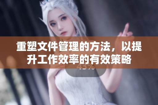 重塑文件管理的方法，以提升工作效率的有效策略