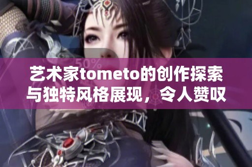 艺术家tometo的创作探索与独特风格展现，令人赞叹不已
