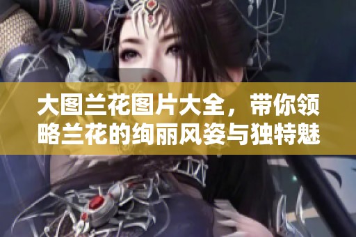 大图兰花图片大全，带你领略兰花的绚丽风姿与独特魅力