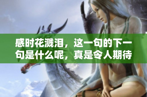 感时花溅泪，这一句的下一句是什么呢，真是令人期待的诗句。