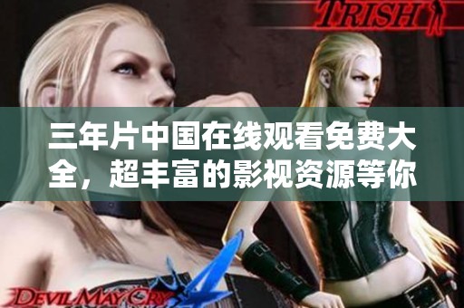 三年片中国在线观看免费大全，超丰富的影视资源等你来探索！