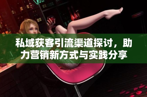 私域获客引流渠道探讨，助力营销新方式与实践分享