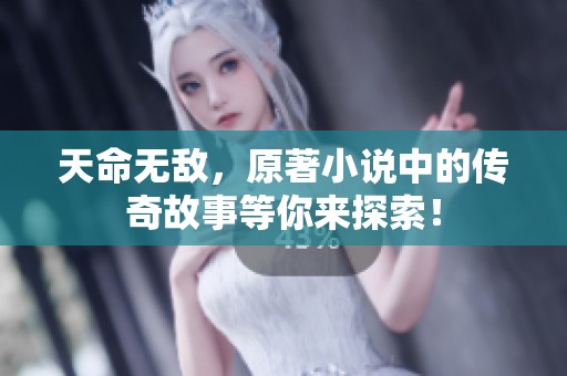天命无敌，原著小说中的传奇故事等你来探索！