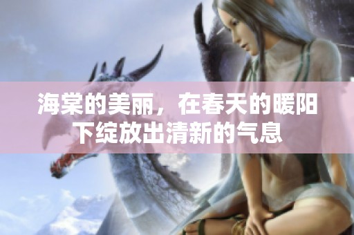 海棠的美丽，在春天的暖阳下绽放出清新的气息