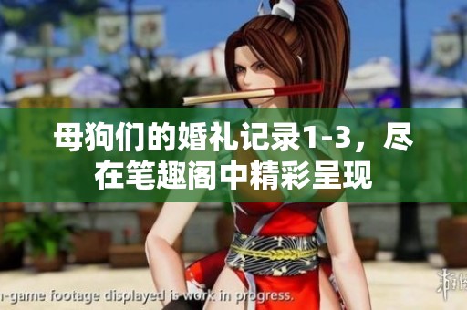 母狗们的婚礼记录1-3，尽在笔趣阁中精彩呈现