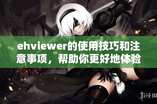 ehviewer的使用技巧和注意事项，帮助你更好地体验这款软件