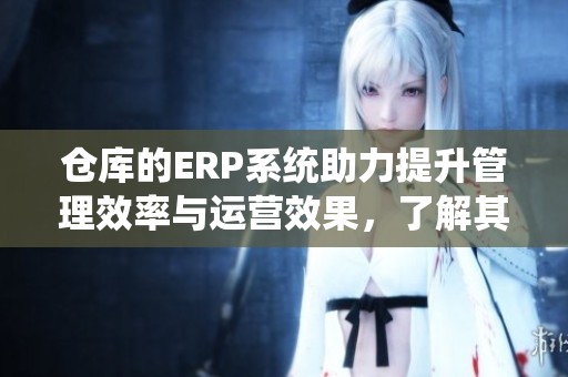 仓库的ERP系统助力提升管理效率与运营效果，了解其重要性不容忽视。